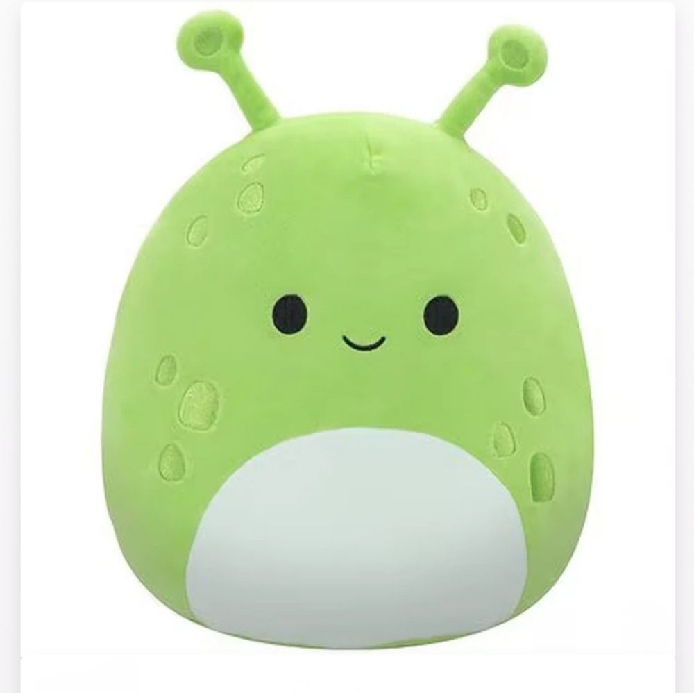 NWT - Squishmallow Finn the Alien 11" Stuffed Plush - Green